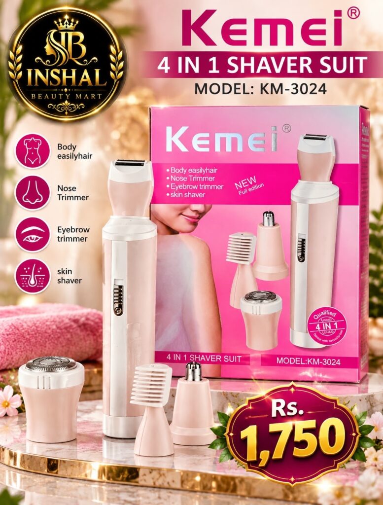 Kemei 4-in-1 Shaver Suit KM-3024