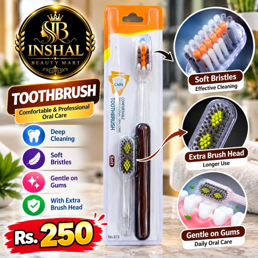 Toothbrush with Extra Brush Head