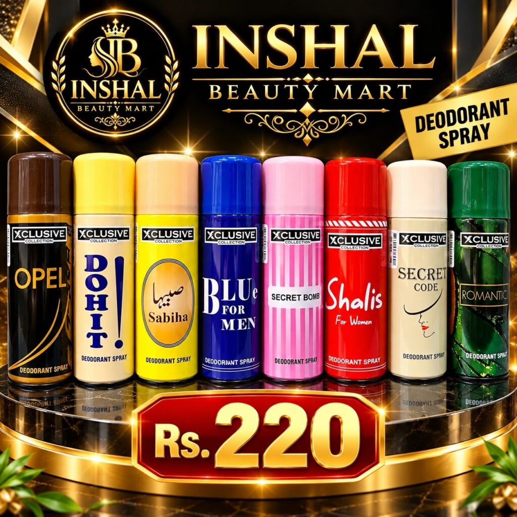 Xclusive Deodorant Spray Collection