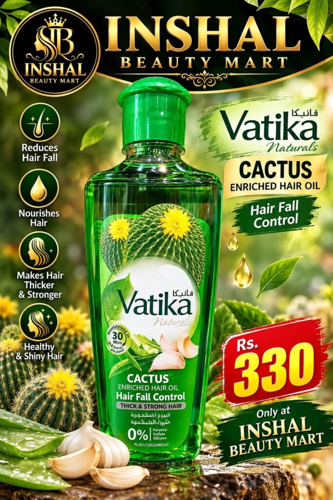 Vatika Cactus Enriched Hair Oil