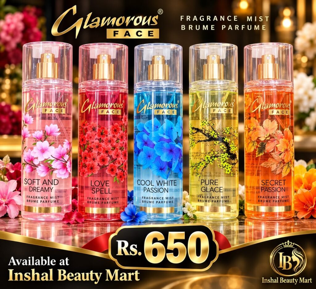 Glamorous Face Fragrance Mist Collection