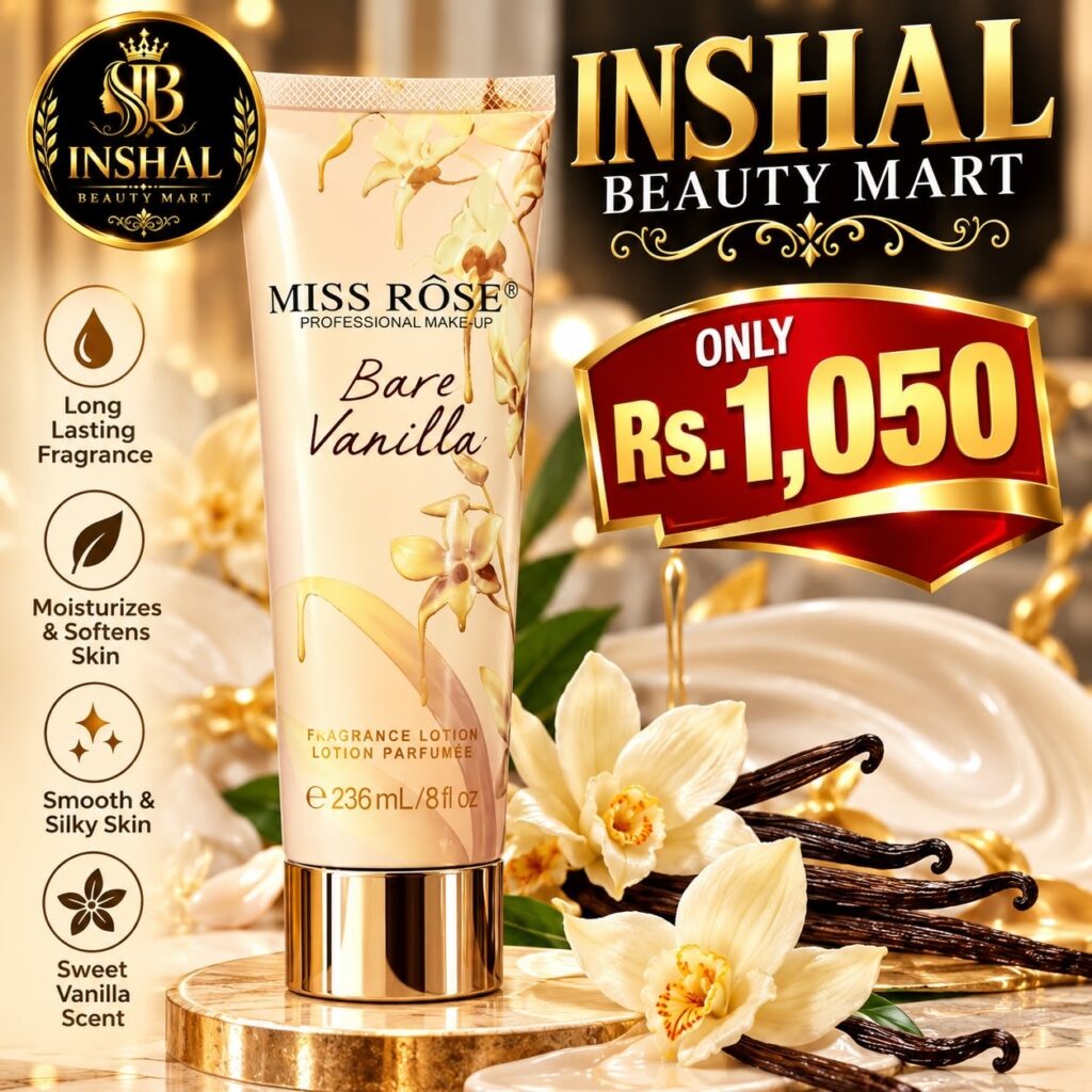 Miss Rose Bare Vanilla Fragrance Lotion