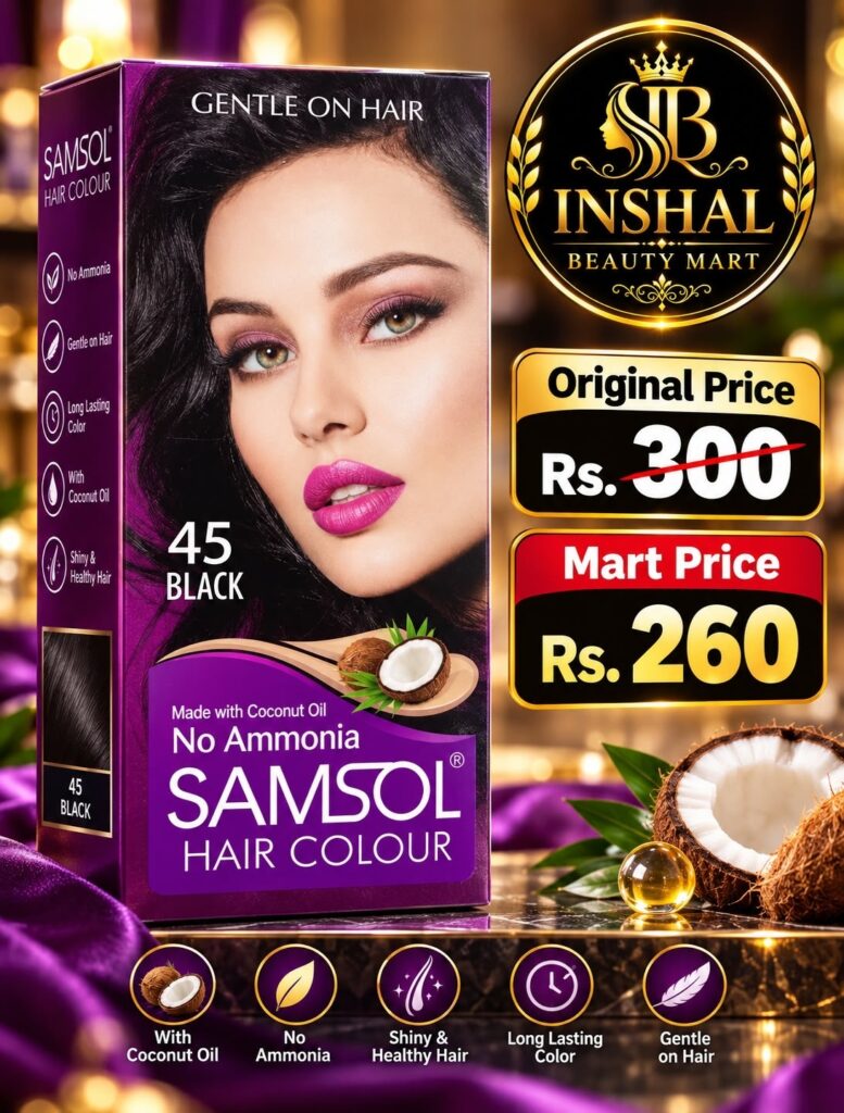 Samsol No Ammonia Hair Colour — 45 Black