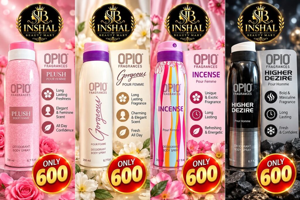 OPIO Deodorant Body Spray Collection