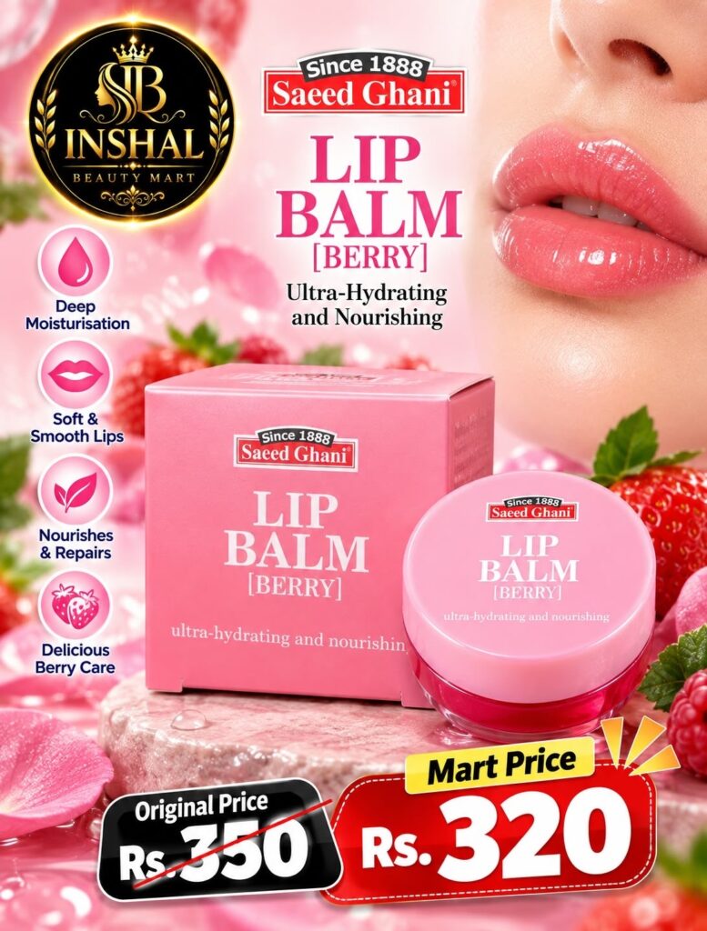 Saeed Ghani Berry Lip Balm