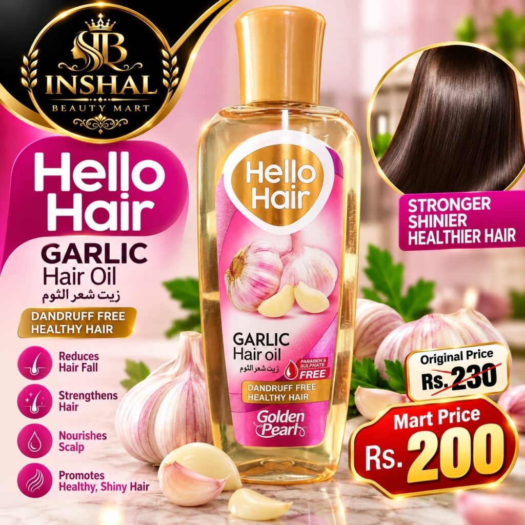 Hello Hair Garlic Hair Oil