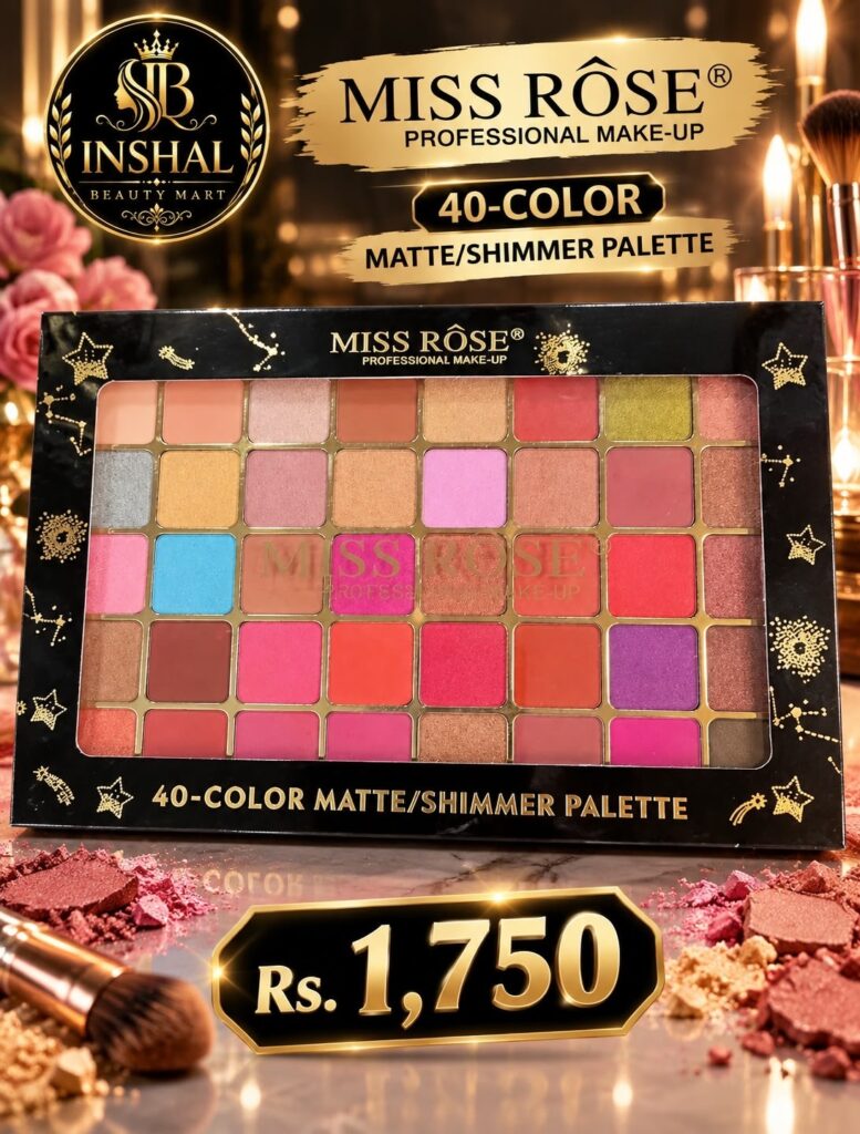 Miss Rose 40-Color Matte/Shimmer Palette