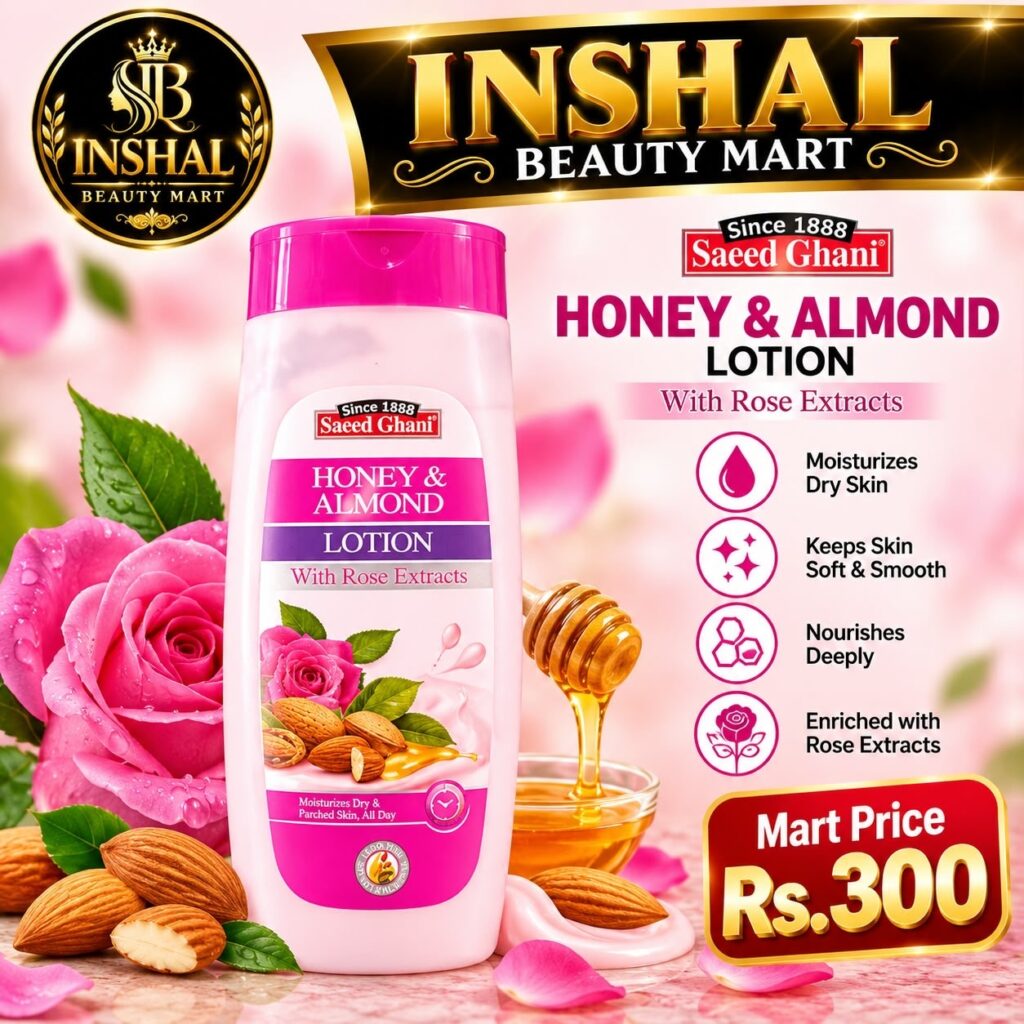 Saeed Ghani Honey & Almond Lotion
